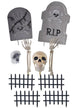 18 Piece Cemetery Halloween Decoration Kit - Main Image