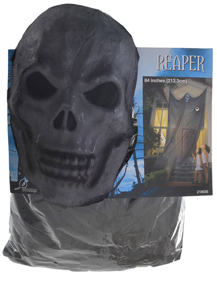 7ft Hanging Black Grim Reaper Halloween Decoration