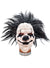 Adults Black and White Creepy Clown Latex Halloween Mask