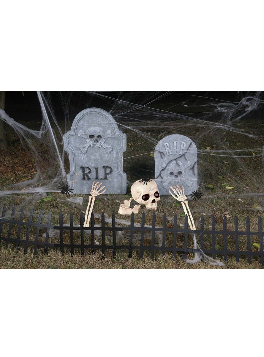 18 Piece Cemetery Halloween Decoration Kit - Alternative Image 2