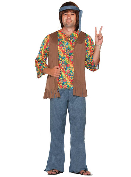 Mens 1960s Hippie Dude Costume - Main Photo