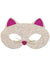 Image of Sparkly Peach and Pink Glitter Cat Costume Mask