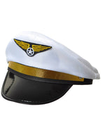 Image of Pilot Captain Peaked Cap Costume Hat