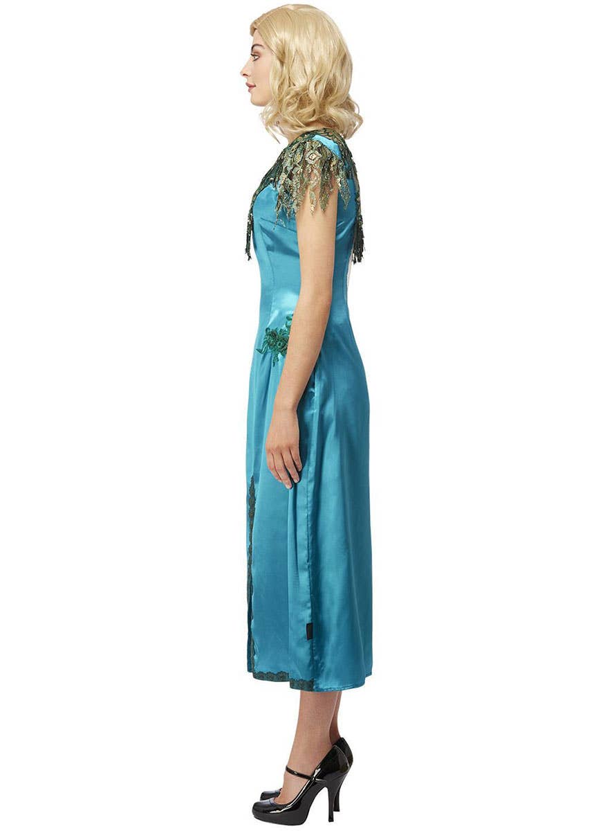 Image of Grace Shelby Women's Licensed Peaky Blinders Costume - Side View