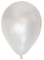 Image of Pearl White 25 Pack 30cm Latex Balloons