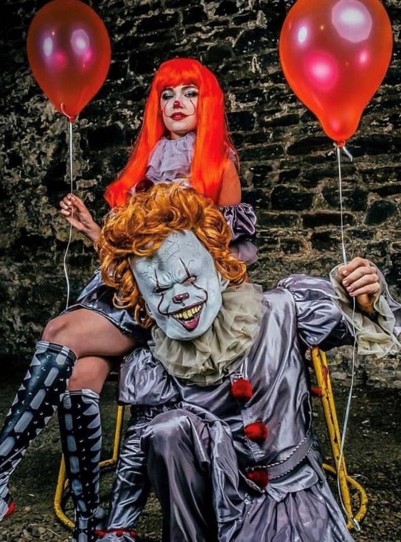 Ultimate IT Chapter 2 Pennywise Men's Halloween Costume - Lifestyle Image