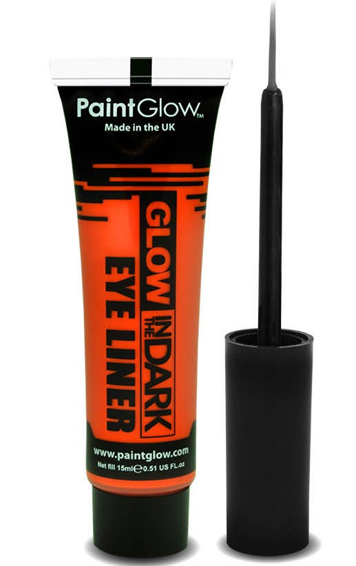 Neon Orange Glow In The Dark Eyeliner Base Image