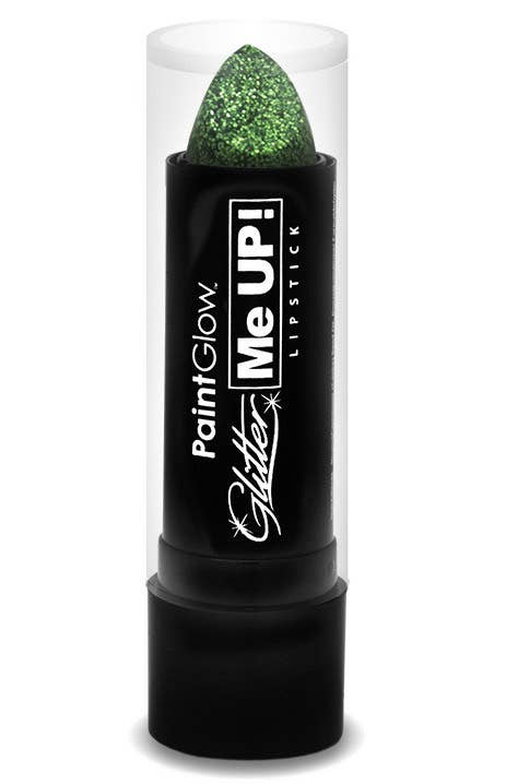 Green Glitter Lipstick Base Image