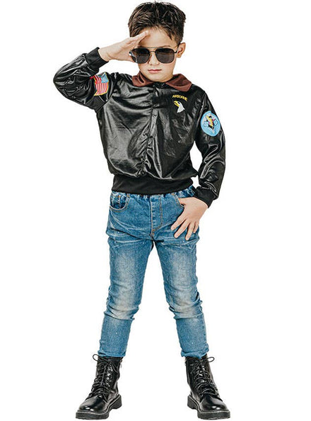 Image of Pilot Bomber Jacket Boys Costume