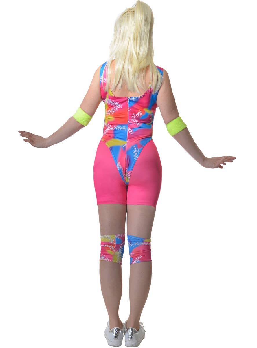 Image of Retro Roller Skater Barbie Womens Costume - Back Image
