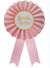 Image of Pretty Pink and Gold Bride to Be Hen's Night Badge - Main Image