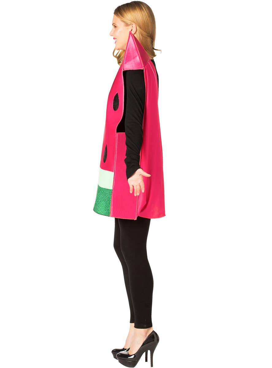 Image of Slice of Watermelon Adult's Dress Up Costume - Side Image