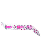 Image of Hen's Party Sash with Pink and White Text and Stars - Main Image