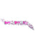 Image of Hen's Party Sash with Pink and White Text and Stars - Main Image