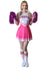 Image of Daring Pink Teen Girl's Cheerleader Costume - Main Image