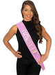 Image of Glittery Pink Birthday Girl Party Sash