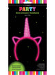 Image of Neon Pink Glow In The Dark Unicorn Horn Glow Stick Headband