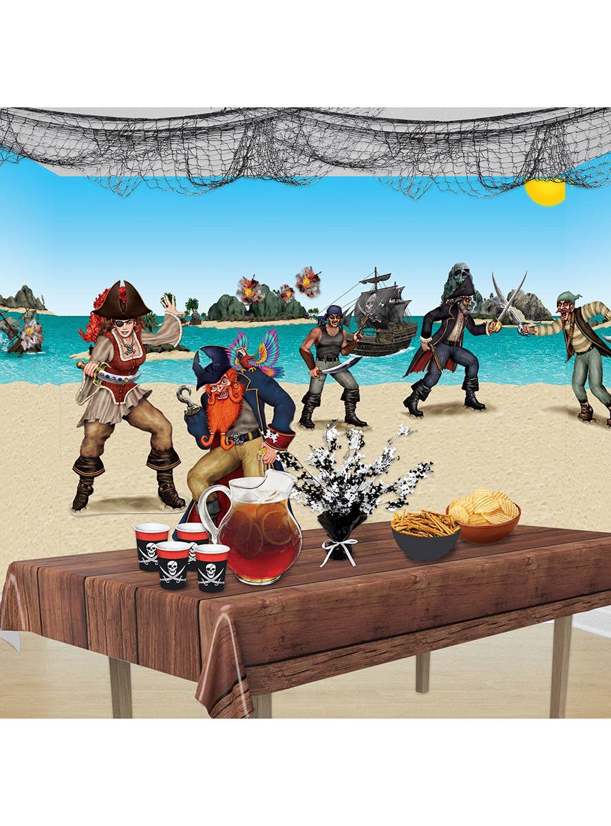 Image of Pirates Bonny Blade and Calico Jack Cut Outs Decoration - Party Decorations Image