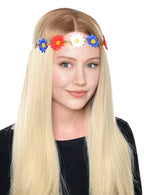 Cute Red, White and Blue Flower Aussie Day Headband Australia Day Merchandise - Main Image