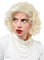 Image of Short Curly Blonde Marilyn Monroe Women's Costume Wig