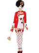 Image of Card Guard Women's Sexy Queen of Hearts Costume - Front View