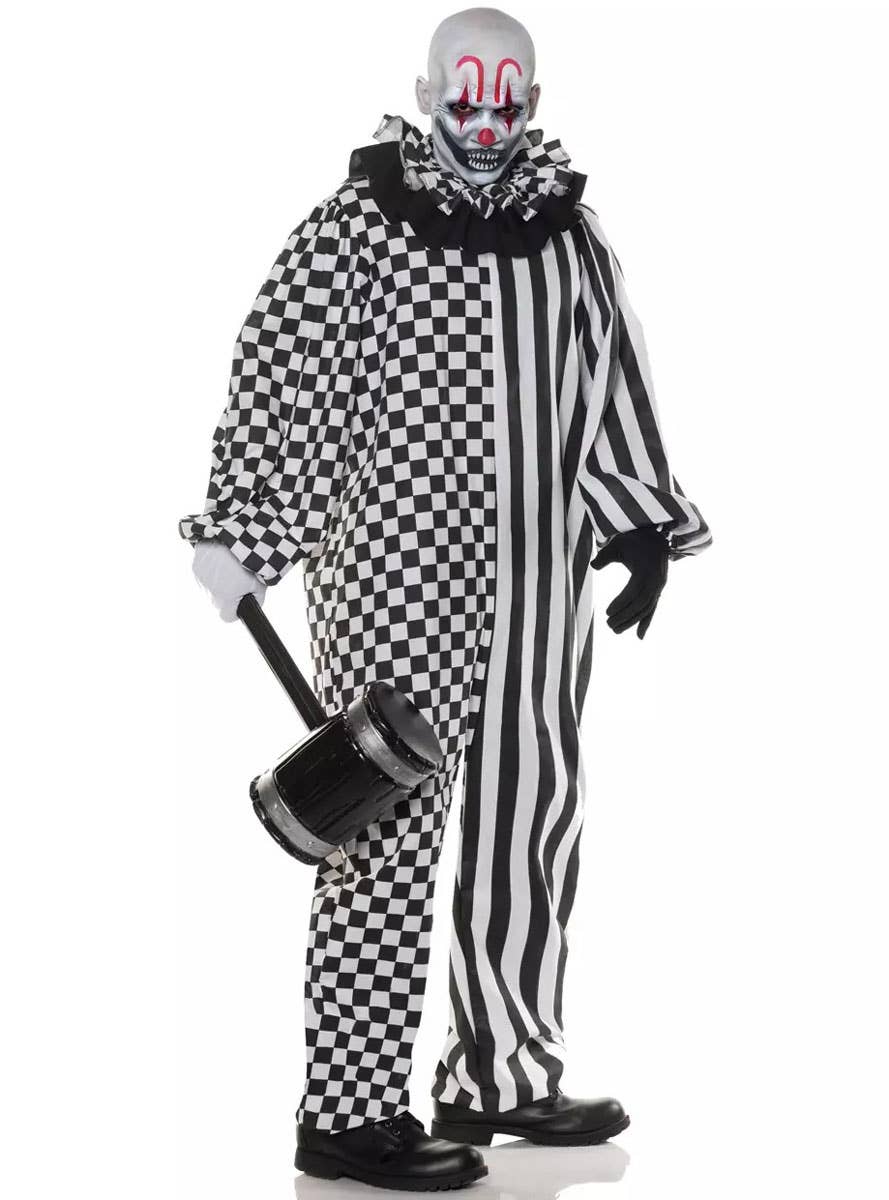 Image of Chaos Clown Plus Size Mens Halloween Costume
