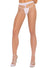 Image of Diamond Plus Size Women's White Fishnet Pantyhose