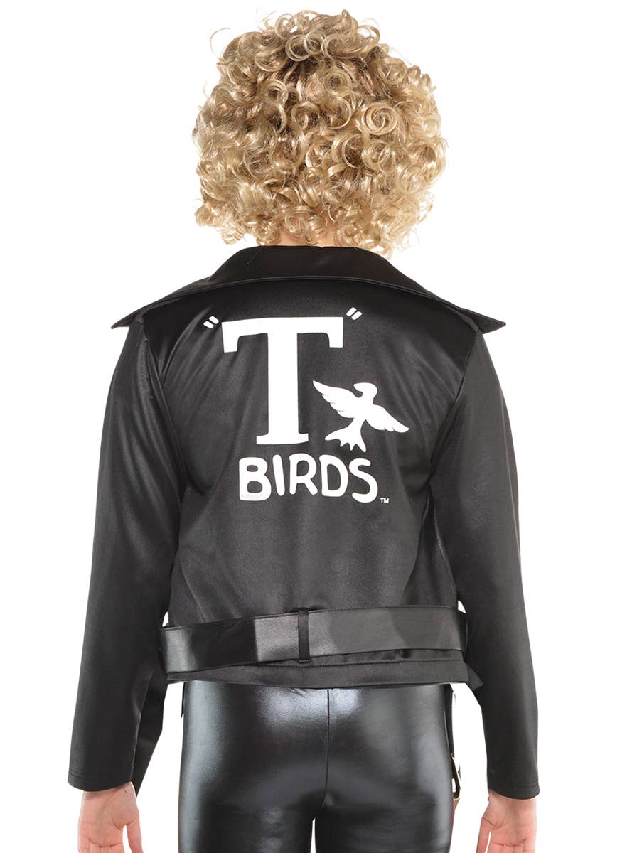 Back image of Bad Sandy Plus Size Womens Licensed Grease T-Birds Costume Jacket