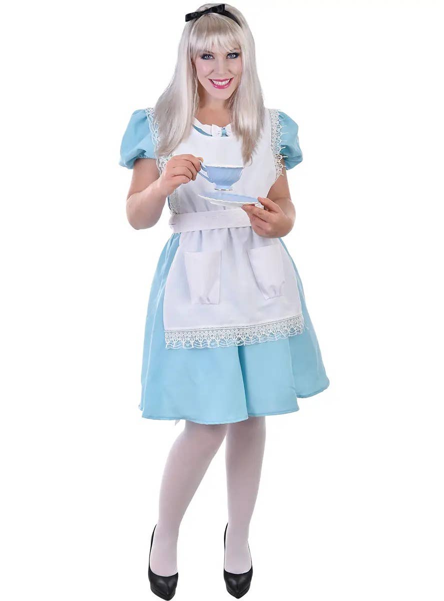 Image of Miss Alice in Wonderland Plus Size Women's Costume