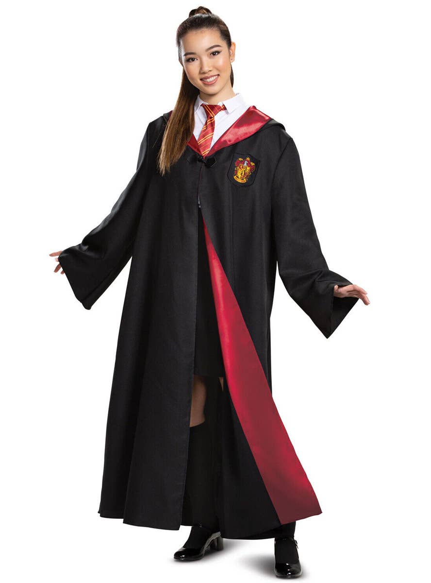 Image of Harry Potter Women's Plus Size Gryffindor Costume Robe - Alternate Front View 1