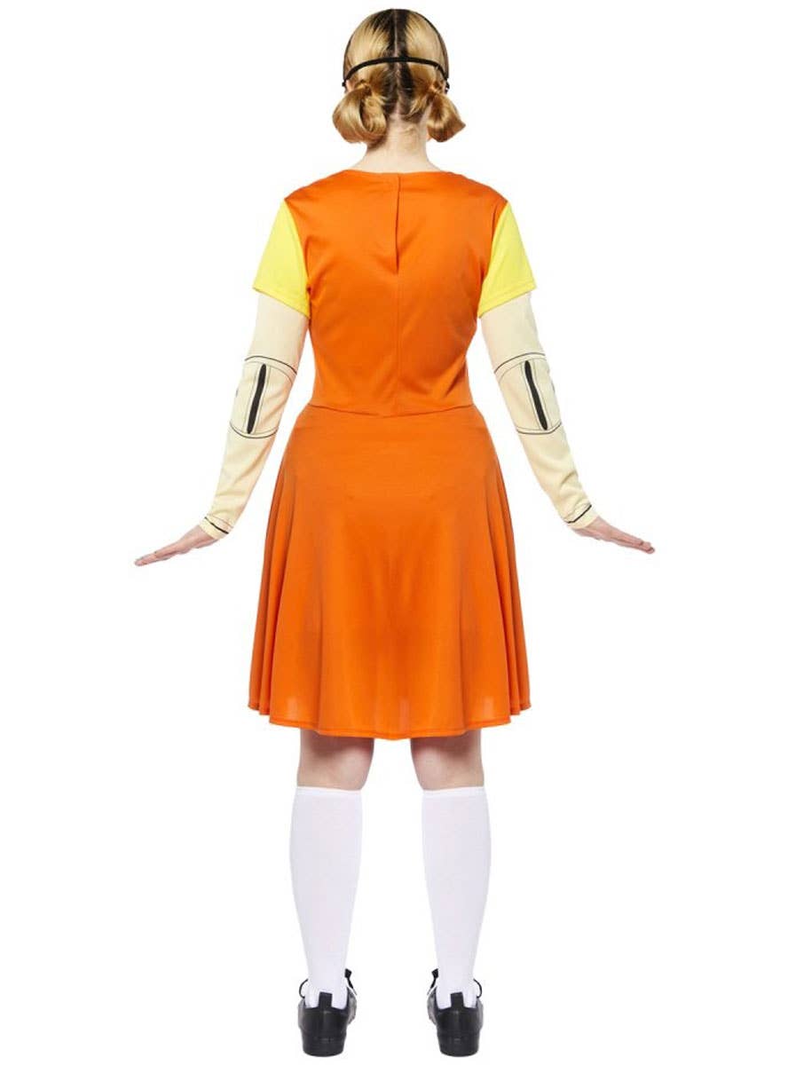 Image of Licensed Squid Game Doll Plus Size Women's Costume - Back Image