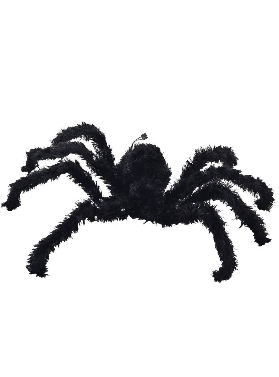 Image Of Halloween Decoration Dropping Black Animated Spider Halloween Decoration