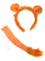 Image of Plush Orange Lion 2 Piece Kid's Costume Accessory Set