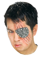 Latex Scratched Metal Look Eye Patch Special FX Prosthetic