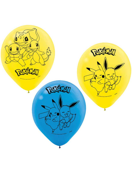 Image Of Pokemon 6 Pack Party Balloons