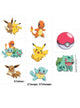 Image of Pokemon 8 Pack Tattoos Party Favour
