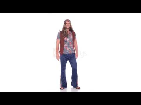 Men's Orion the Hippie Retro 60s Costume Product Video