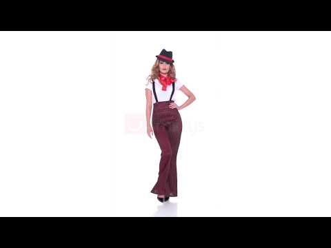 Women's 1920s Gangster Mob Sexy Costume Product Video
