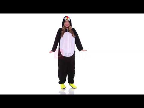Emperor Penguin Onesie Adults Costume Product Video