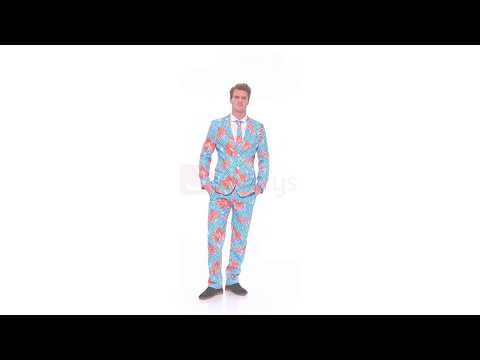 Men's Novelty Goldfish Stand Out Suit Product Video