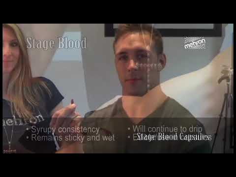 Extra Large 472ml Dark Red Venous Syrup Based Stage Blood Instruction Video