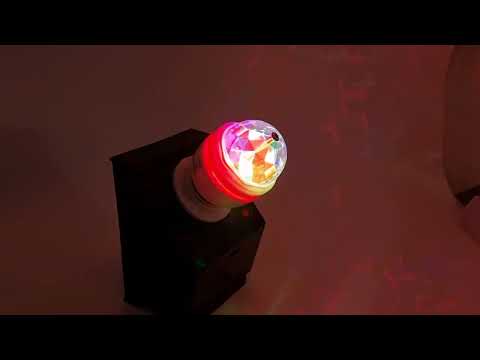 Product video - Light up prism bulb.