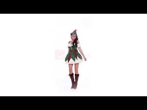 Robin Hood Outlaw Sexy Women's Fancy Dress Costume Product Video