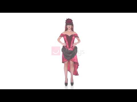 Women's Sexy Venetian Temptress Halloween Costume Video