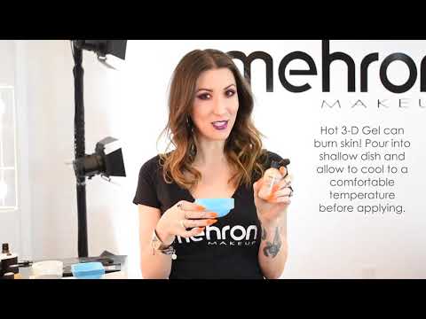 Flesh Coloured 80g 3-D Gel Special Effects Makeup by Mehron Instruction Video