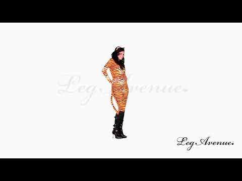 A video of a person modelling this Leg Avenue brand sexy tiger costume for women.