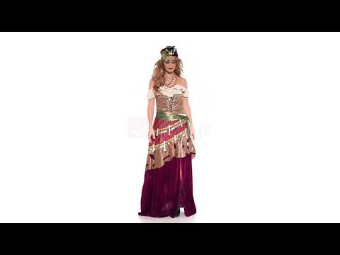 Deluxe Voodoo Priestess Fortune Teller Halloween Costume Product Video