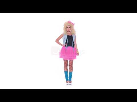 Wild Girl Women's 80's Party Costume Product Video