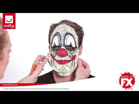 A video tutorial showing how to apply this foam latex special FX prosthetic.