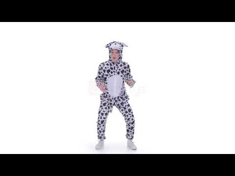 Adults Dalmatian Dog Animal Onesie Costume Product Video